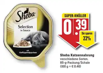 nah & gut Sheba Katzennahrung 85g Angebot