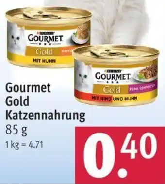 Rossmann Purina Gourmet Gold Katzennahrung 85 g Angebot