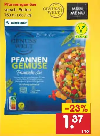 Netto Marken-Discount Genuss Welt Pfannengemuse 750 g Angebot