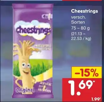 Netto Marken-Discount Cheestrings Original 75-80 g Angebot