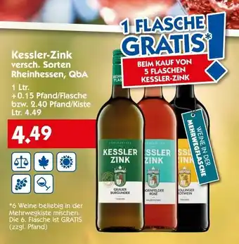 Hol'ab Getränkemarkt Kessler-Zink Rheinhessen, QbA 1L Angebot