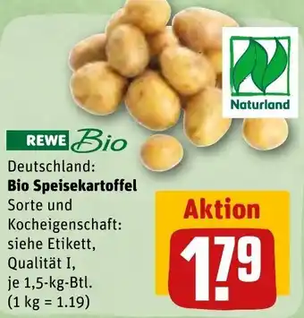 REWE Bio Speisekartoffeln 1,5 kg Btl. Angebot