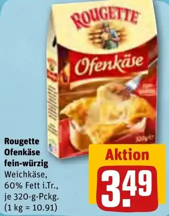 REWE Rougette Ofenkäse fein-würzig 320 g Pckg. Angebot