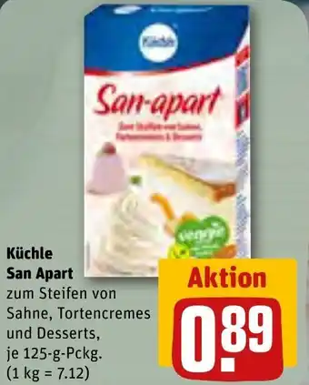 REWE Küchle San Apart 125 g Pckg. Angebot