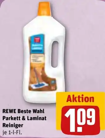 REWE Rewe Beste Wahl Parkett & Laminat Reiniger 1 L-Fl. Angebot