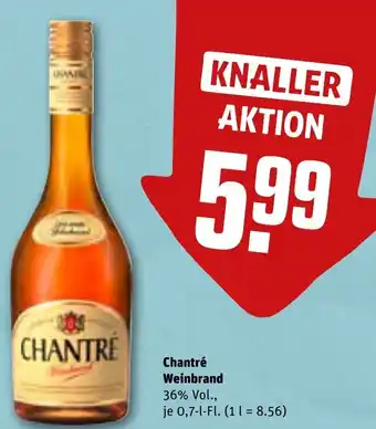 REWE Chantré Weinbrand 0,7 L Fl. Angebot