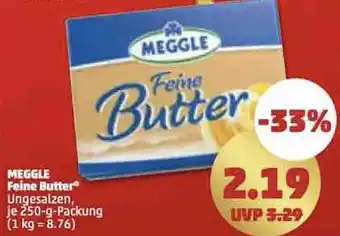 PENNY Meggle Feine Butter 250 g Packung Angebot