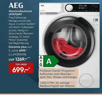 Galeria Aeg waschvollautomat lr7a70690 Angebot