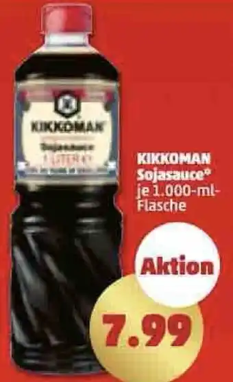 PENNY Kikkoman Sojasauce 1000 ml Flasche Angebot