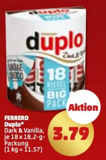 PENNY Ferrero Duplo 18 x 18,2 g Packung Angebot