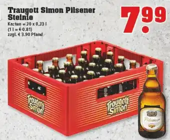 trinkgut Traugott Simon Pilsener Steinie 30x0,33L Angebot