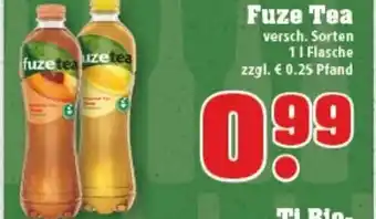 trinkgut Fuze tea 1L Angebot