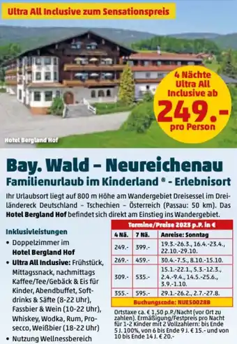 PENNY Bay. Wald - Neureichenau Angebot