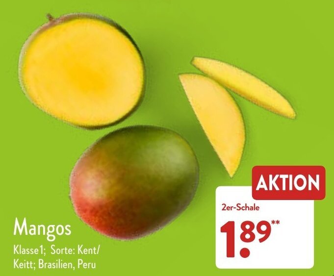 Mangos Angebot bei Aldi Nord