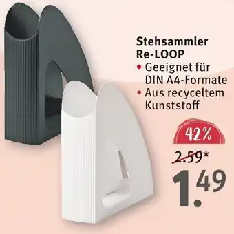 Rossmann Stehsammler Re-LOOP Angebot