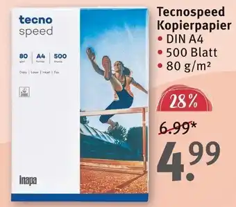 Rossmann Tecnospeed Kopierpapier Angebot