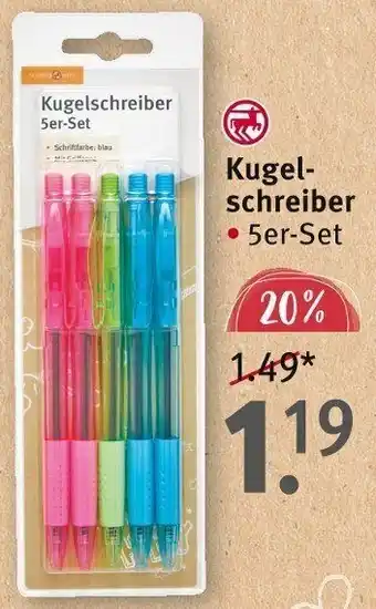 Rossmann Schreib Welt Kugelschreiber 5er Set Angebot