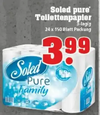 trinkgut Soled pure Toilettenpapier Angebot