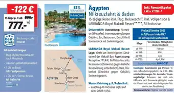 Lidl Ägypten Nilkreuzfahrt & Baden Angebot