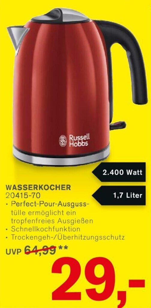 Russell Hobbs Wasserkocher Angebot bei KODi