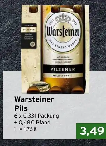 CAP Markt Warsteiner 6*330ml Angebot