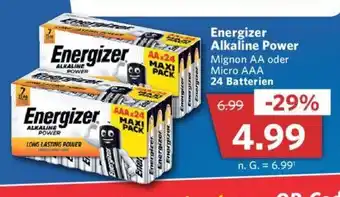 Combi Energizer Alkaline Power Batterie AA/AAA 24st Angebot