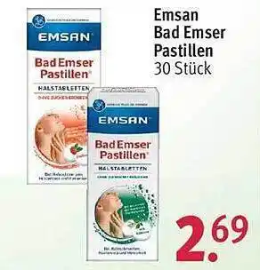 Rossmann Emsan bad emser pastillen Angebot