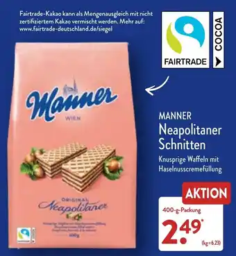 Aldi Nord Manner Neapolitaner Schnitten 400 g Packung Angebot