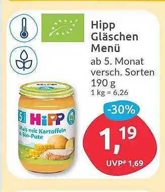 Budni Hipp gläschen menü Angebot