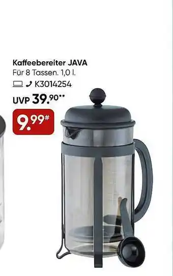 Galeria Kaffeebereiter java Angebot