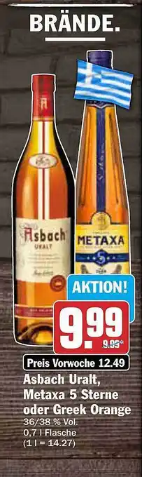 AEZ Asbach uralt, metaxa 5 sterne oder greek orange Angebot