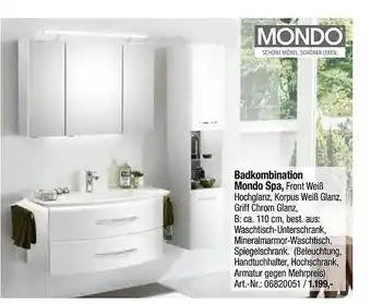 Opti Wohnwelt Mondo badkombination spa Angebot