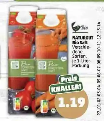 PENNY Naturgut bio saft Angebot