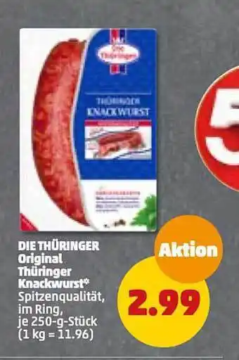 PENNY Die thüringer original thüringer knackwurst Angebot