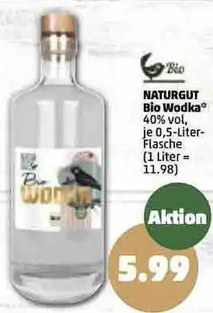 PENNY Naturgut bio wodka Angebot