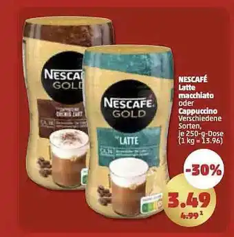 PENNY Nescafé latte macchiato oder cappuccino Angebot