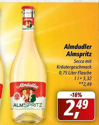 Simmel Almdudler almspritz Angebot