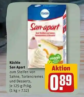 REWE Küchle san apart Angebot