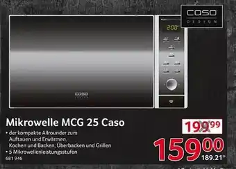 Selgros Caso mikrowelle mcg 25 caso Angebot