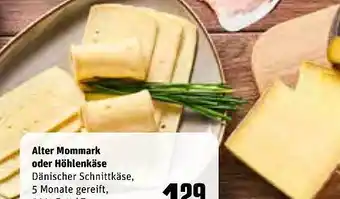 REWE Alter mommark oder höhlenkäse Angebot