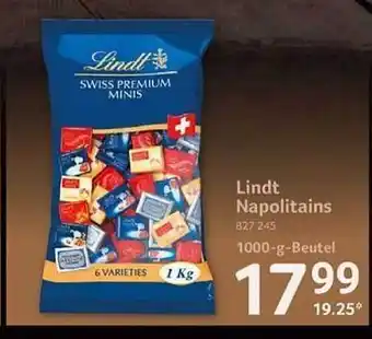 Selgros Lindt napolitains Angebot