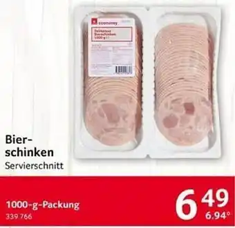 Selgros Economy bierschinken Angebot