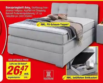 Opti Wohnwelt Boxspringbett amy Angebot