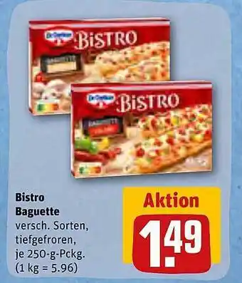 REWE Kaufpark Bistro baguette Angebot