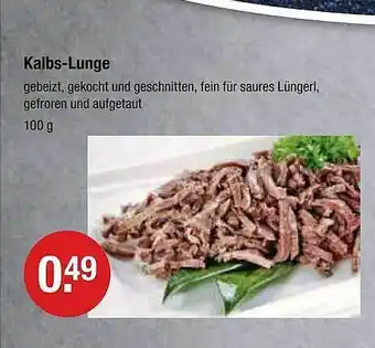 V Markt Kalbs-lunge Angebot