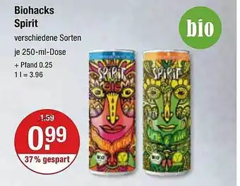 V Markt Biohacks spirit Angebot