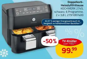 ROLLER Doppelkorb Heissluftfritteuse Angebot