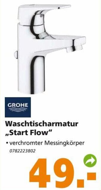 Globus Baumarkt Grohe Waschtischarmatur ,,Start Flow" Angebot