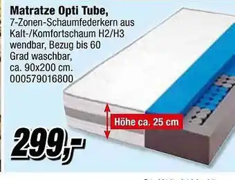 Opti Wohnwelt Matratze opti tube Angebot