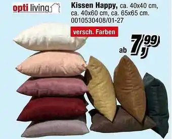 Opti Wohnwelt Opti living kissen happy Angebot